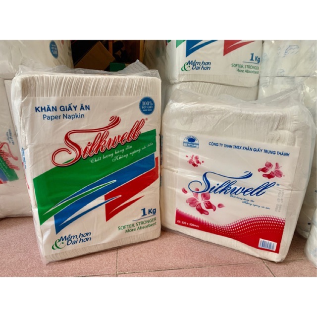Giấy ăn vuông Silkwell 1Kg
