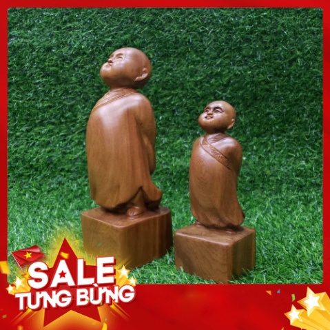 Tượng vạn sự tùy duyên bằng gỗ
