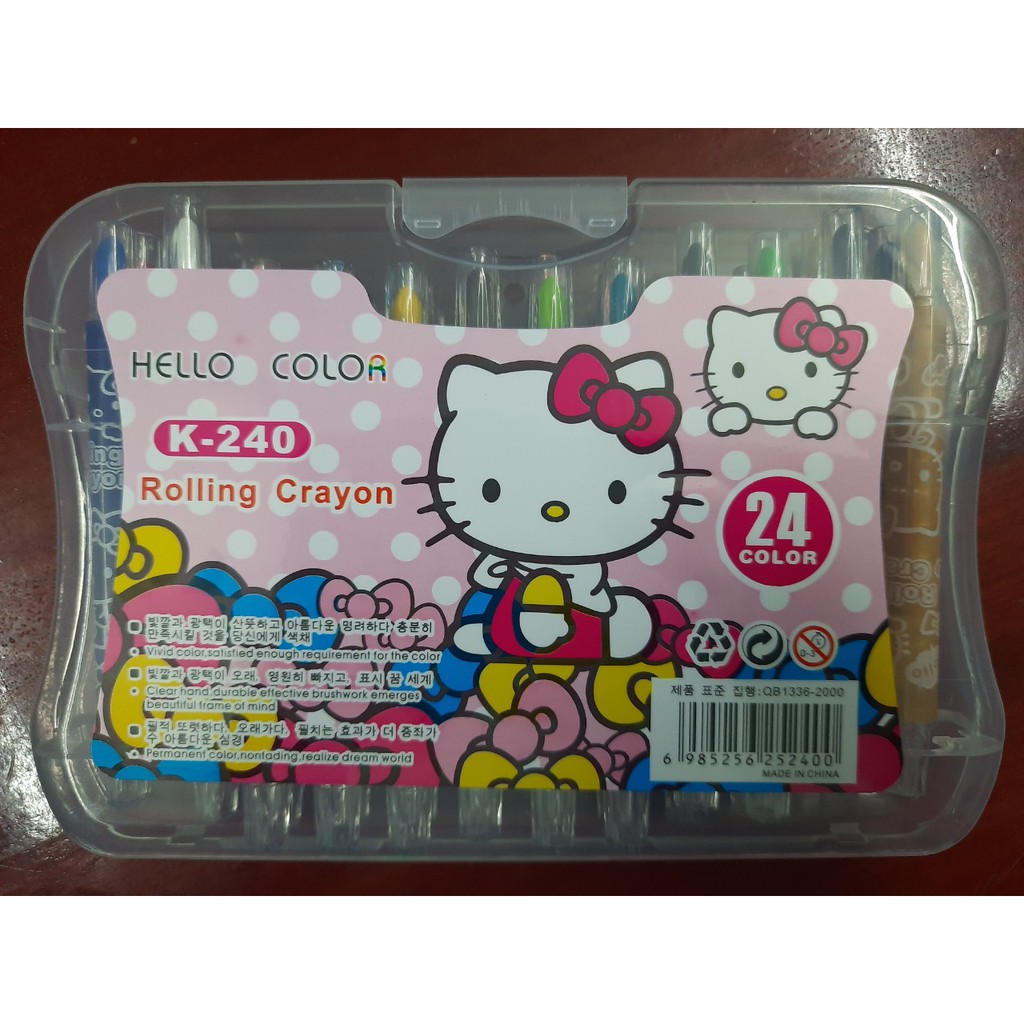 Hộp sáp vặn 24 màu Rolling Crayon dành cho bé