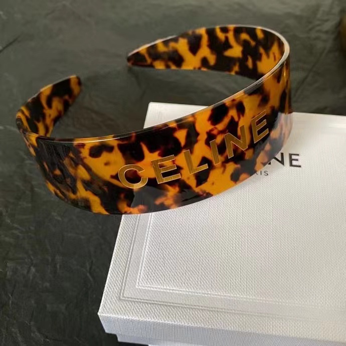 No box CE Băng Đô Đồng Thau Màu Tối Hình Rùa Acetate Và Vàng