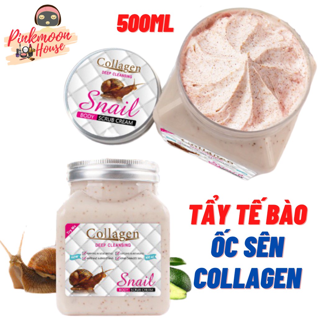 [HOT] ✨TẨY TẾ BÀO COLLAGEN HẠT ỐC SÊN DƯỠNG TRẮNG SÁNG LÀM MỀM DA✨