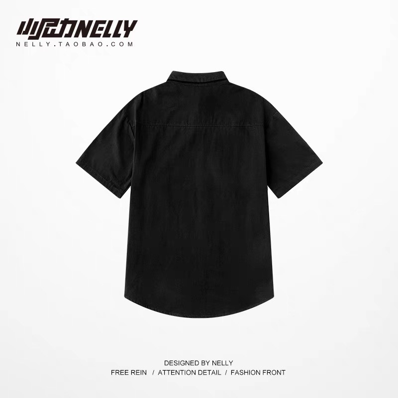 Áo sơ mi đen ulzzang NELLY sale đủ size (CÓ SẴN) | BigBuy360 - bigbuy360.vn