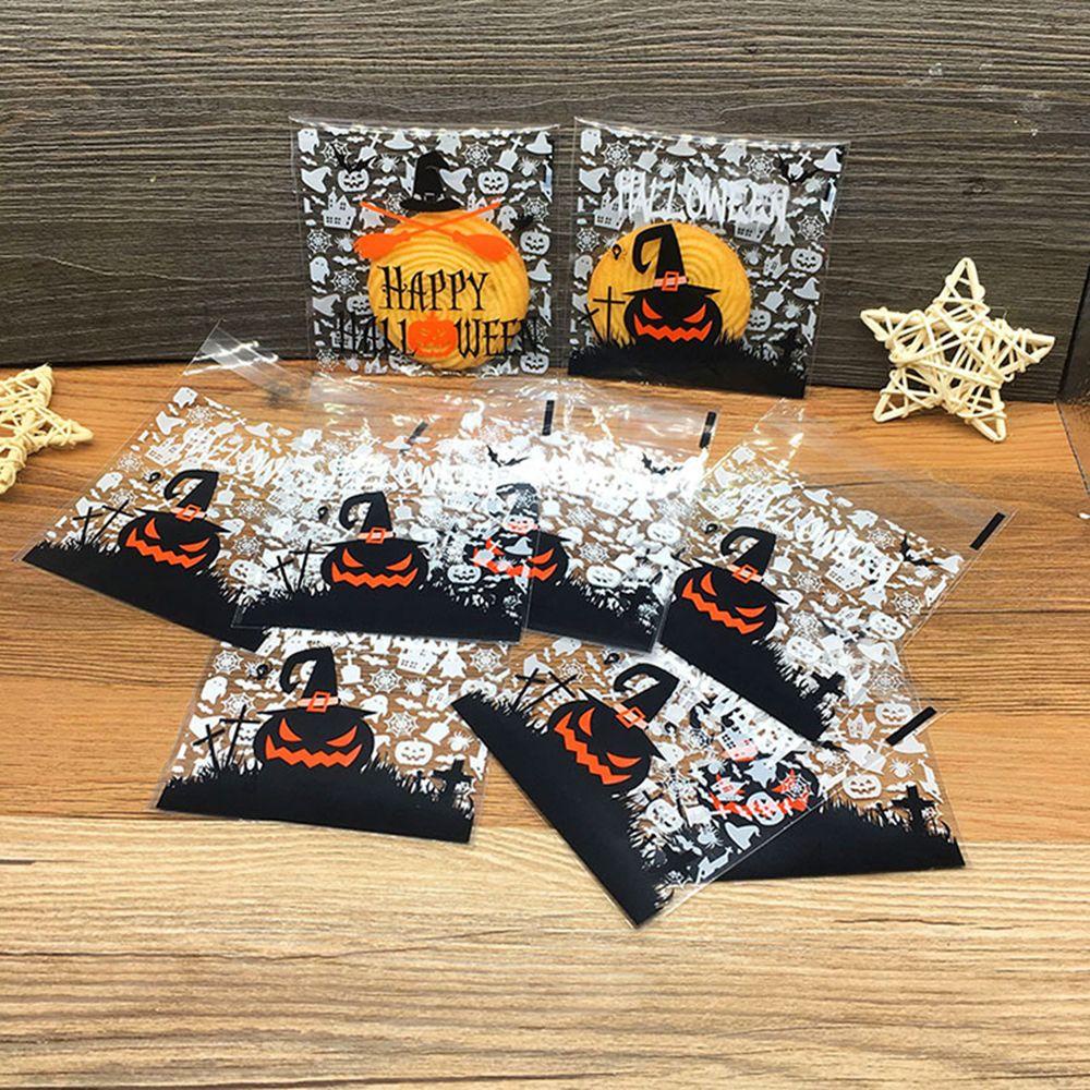 LEISURE Set 100 Túi Đựng Kẹo Tự Dính Trang Trí Tiệc Sinh Nhật Mới