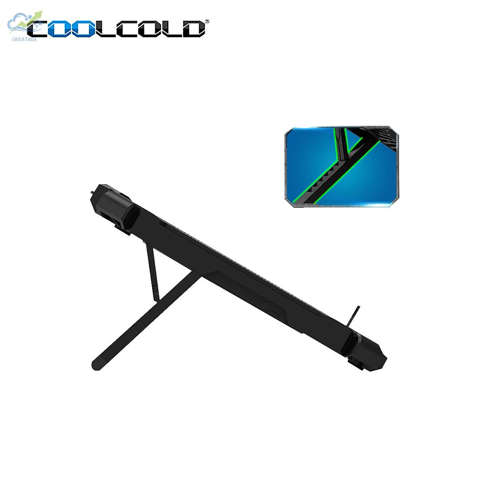 Quạt Tản Nhiệt Laptop Coolcold K24 Siêu Mỏng Cổng Usb 2 Quạt Tản Nhiệt