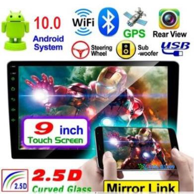 Bộ Đầu DVD Android RAM1G/2G Cho Ô Tô Fortuner điều hòa cơ 2010-2016 Tích Hợp GPS Chỉ Đường, Xem Camera Lùi,Có Mặt Dưỡng