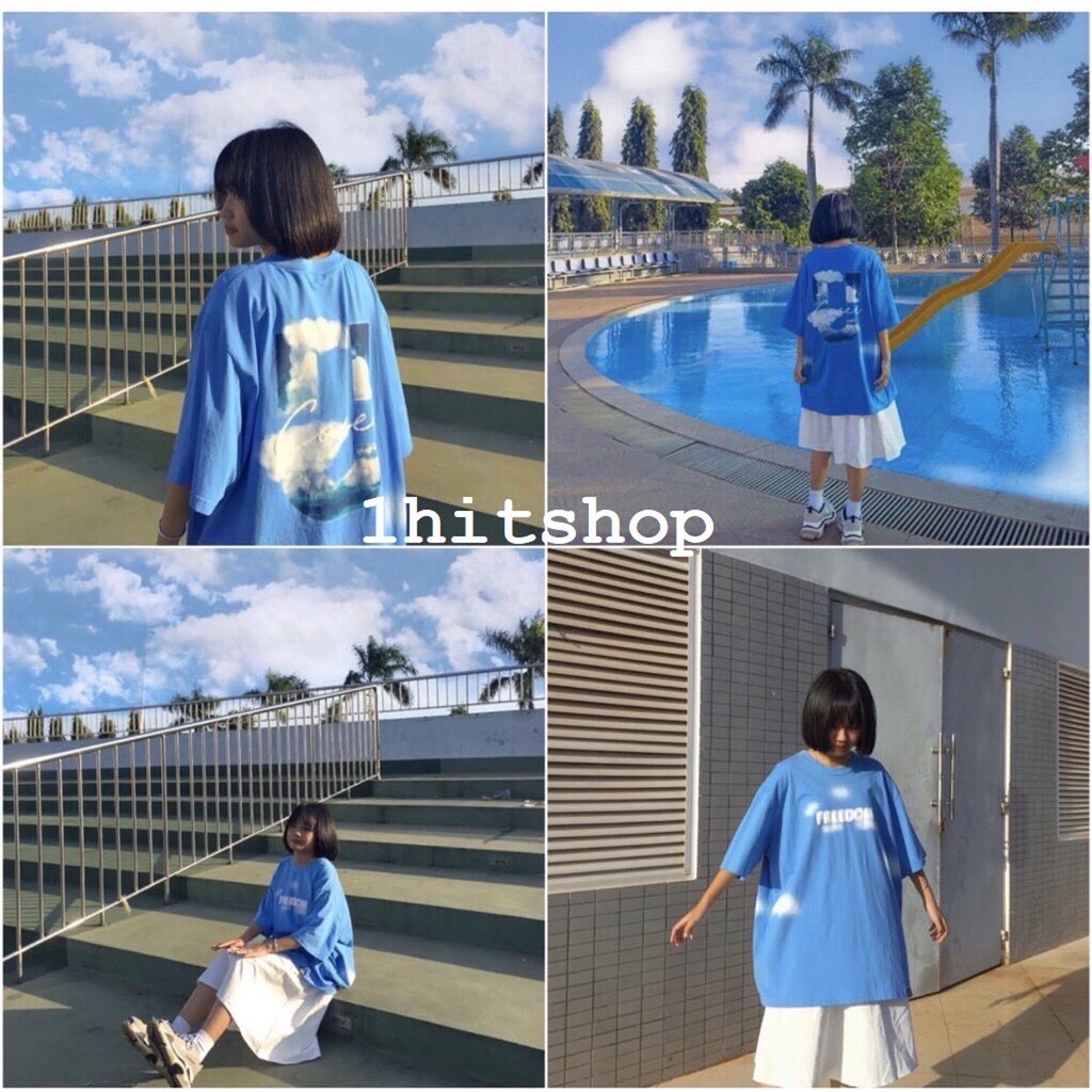 Áo Thun FREEDOM Ulzzang Unisex (Full TAG MỚI) 1hitshop