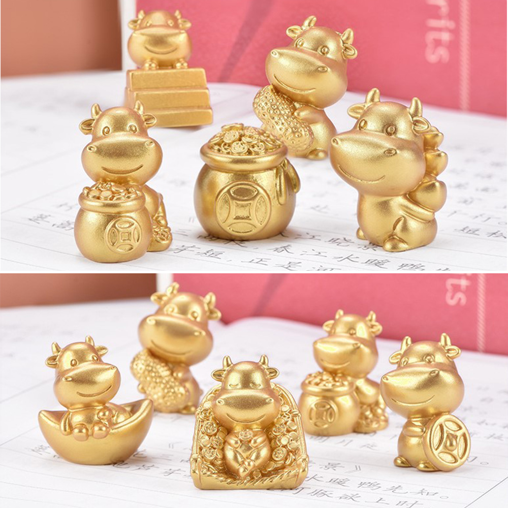 Mô Hình Bò Sữa Xinh Xắn Dùng Để Trang Trí