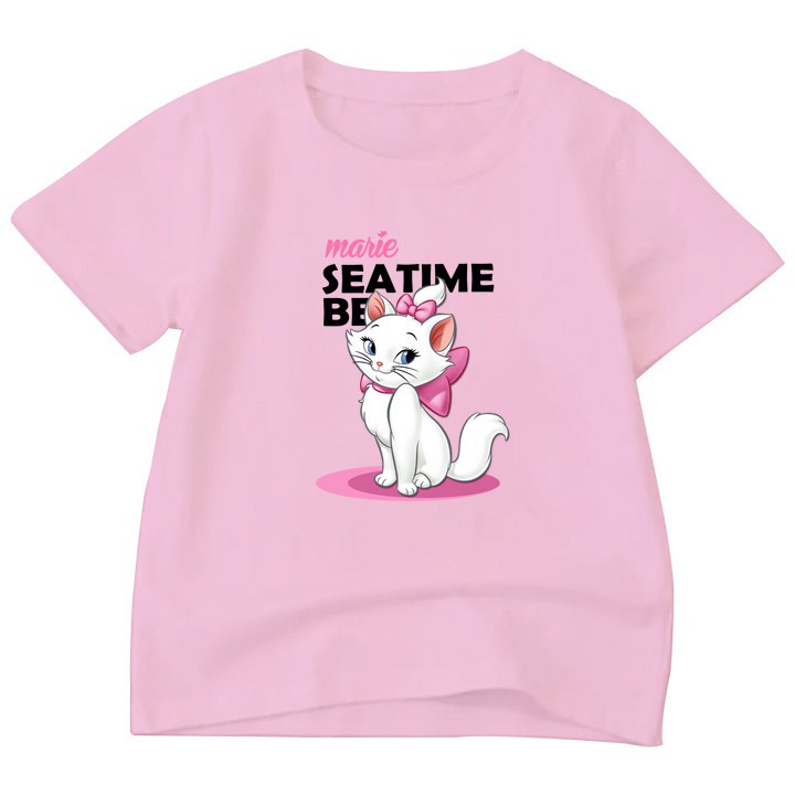 Áo thun bé gái in hình dễ thương ATBG82