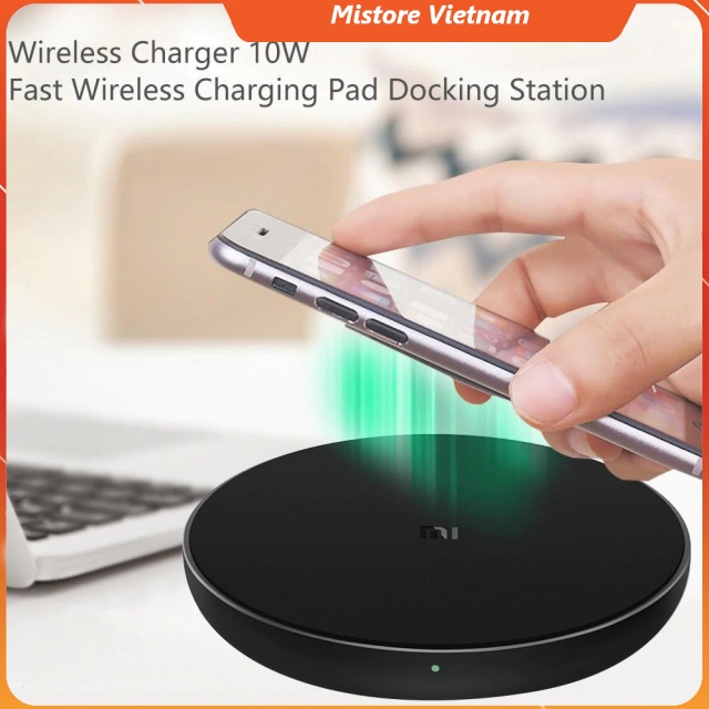 Đế sạc không dây 10W Xiaomi Mi Wireless WPC01ZM chuẩn Qi