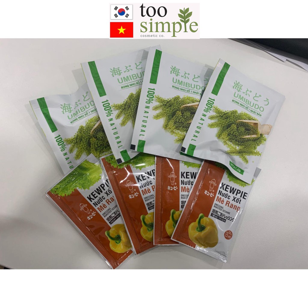 Rong nho tách nước Umibudo hộp 12 gói loại 1 đạt tiêu chuẩn xuất khẩu. | BigBuy360 - bigbuy360.vn