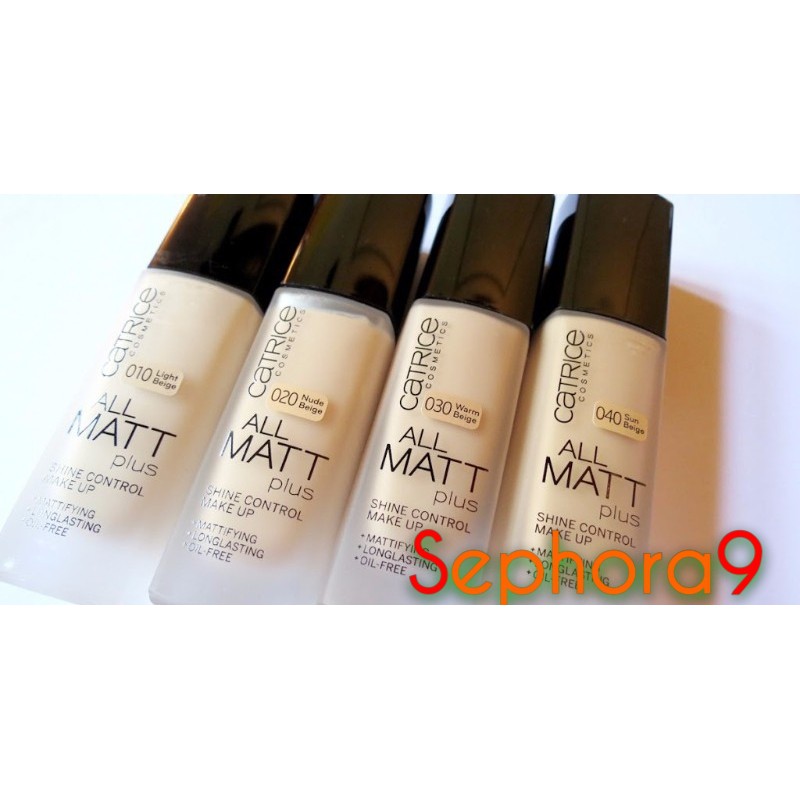 Kem nền kiềm dầu hiệu quả Catrice All Matt Plus 18h mỏng mịn | BigBuy360 - bigbuy360.vn