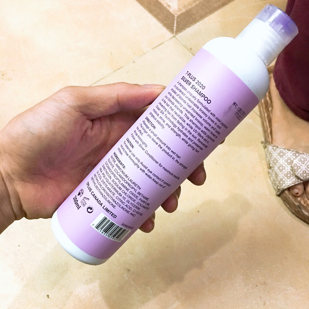 DẦU GỘI KHỬ VÀNG CHO TÓC TẨY SILVER SHAMPOO TPLUS 2020 FOR BLONDE