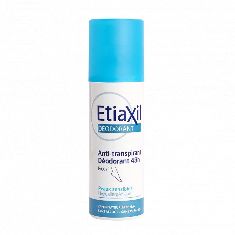 Xịt Khử Mùi Hôi Chân Etiaxil Déodorant Anti-Transpirant 48h Pieds 100ml