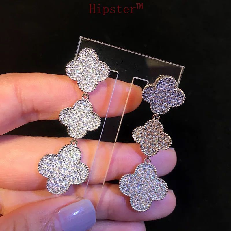 Thời Trang Set Vòng cổ + Bông Tai Đính Đá Sang Trọng