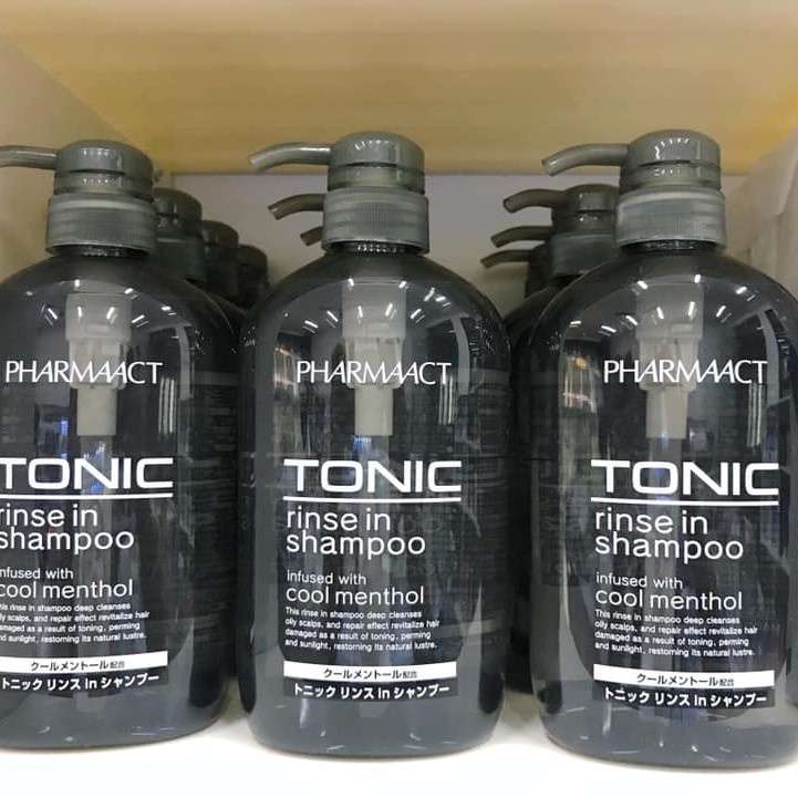 Dầu gội đầu nam kumano tonic rinse in shampoo 550ml