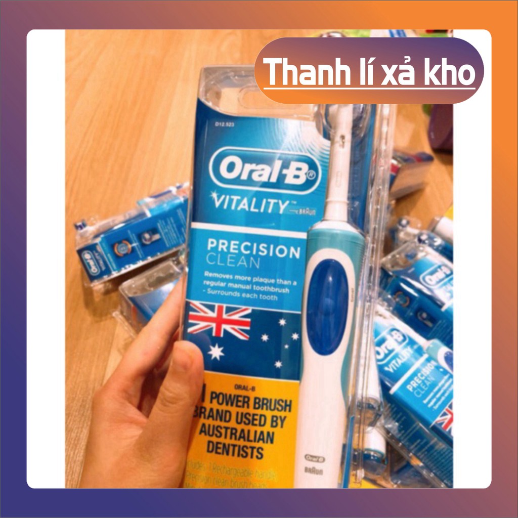 XẢ KHO HÀNG 50% Bàn chải điện Oral-B Úc người lớn, trẻ em XẢ KHO HÀNG 50%