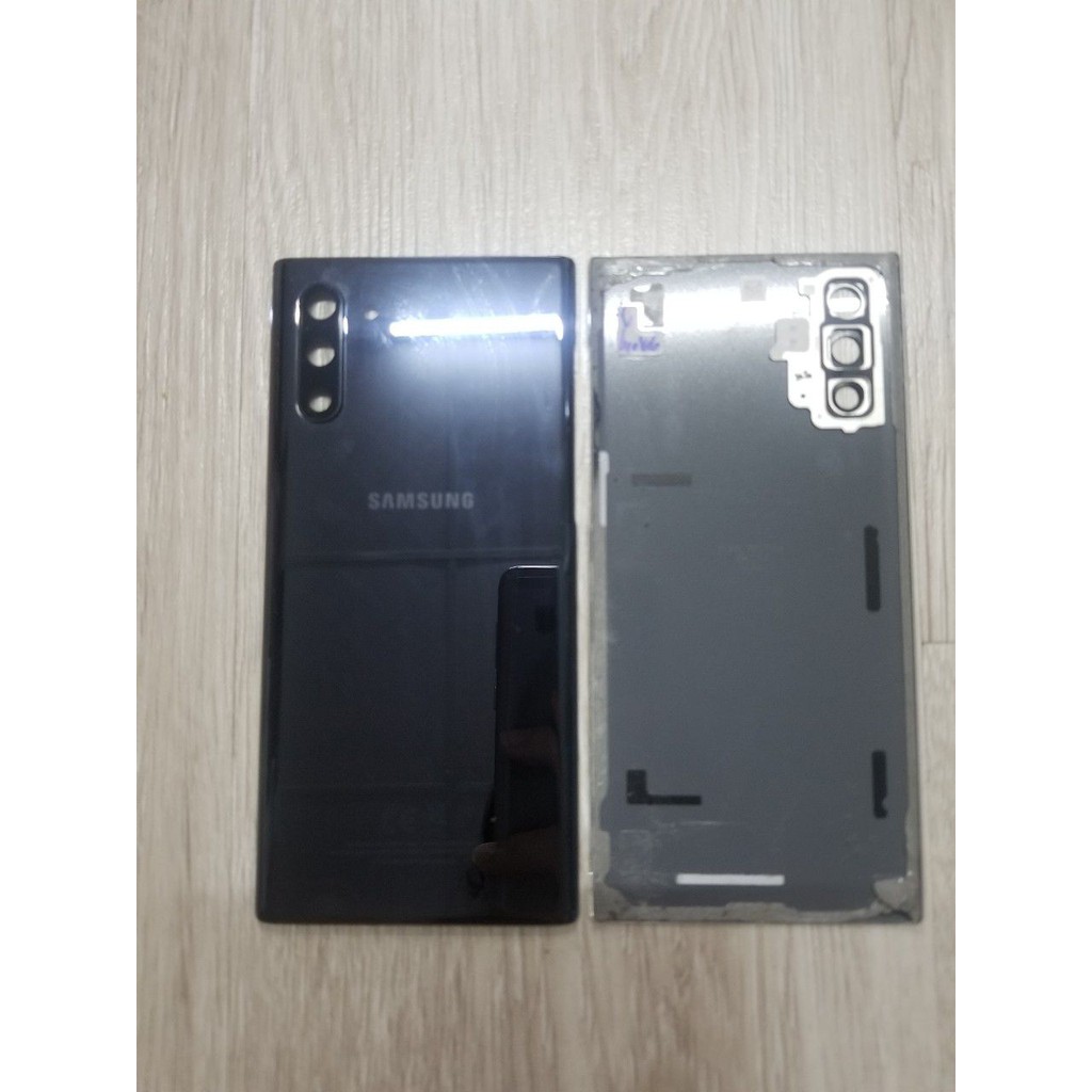 Nắp lưng samsung galay note 10 zin bóc máy/kính lưng samsung note 10 nhỏ có sẵn kính cam/n970