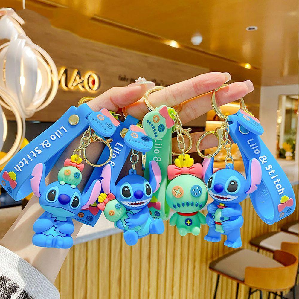 Móc Khóa Hình Nhân Vật Hoạt Hình Lilo and Stitch Đáng Yêu
