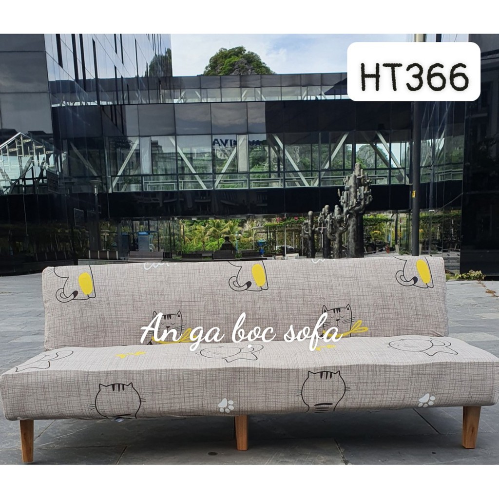 Ga bọc sofa giường - Tặng kèm 1 vỏ gối