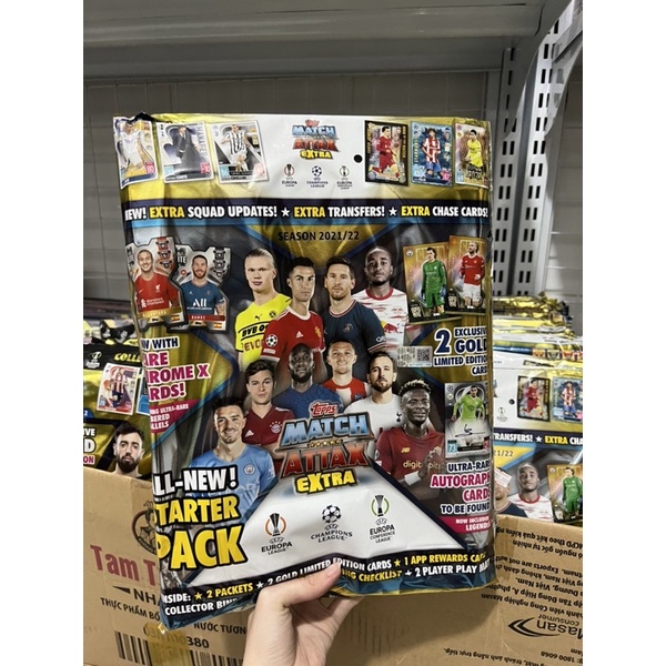 Album thẻ Match attax extra champions league mùa 21/22