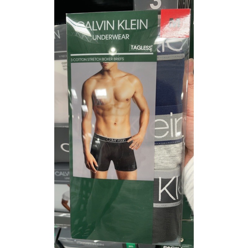 [BILL MỸ] SET 3 QUẦN LÓT BOXER NAM CALVIN KLEIN CHÍNH HÃNG