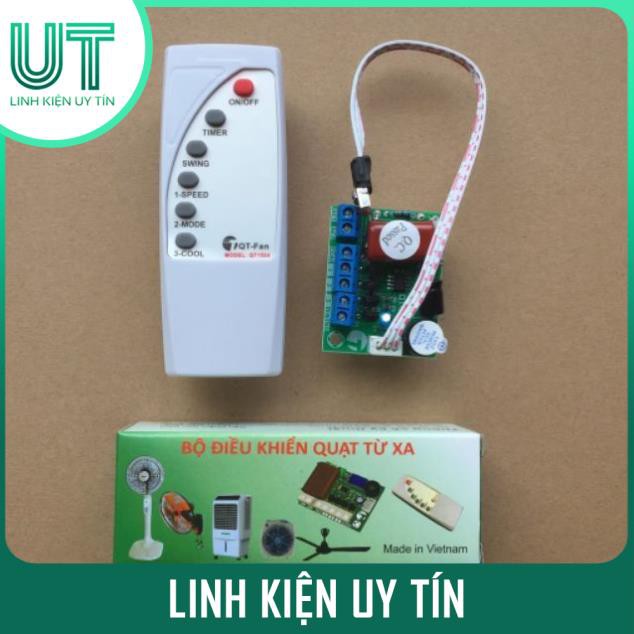 Bộ Mạch Điều Khiển Quạt Từ Xa QT-311 và QTX-5K1 (Chế Quạt Cây và Treo Tường Thành Từ Xa)