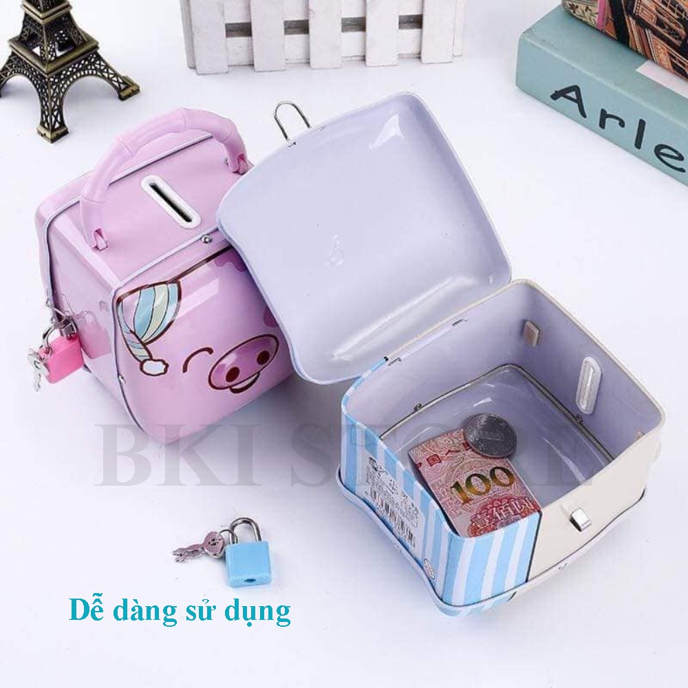 Két Sắt Mini Heo Dễ Thương Dành Cho Bé