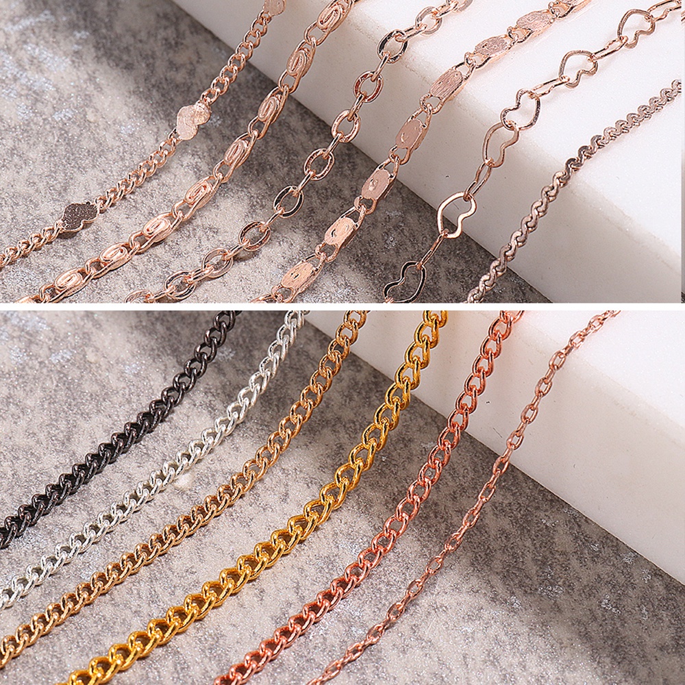 Phụ Kiện Trang Trí Móng Tay 3D Kiểu Mắt Xích Bằng Kim Loại Phong Cách Punk Nhật Bản DIY