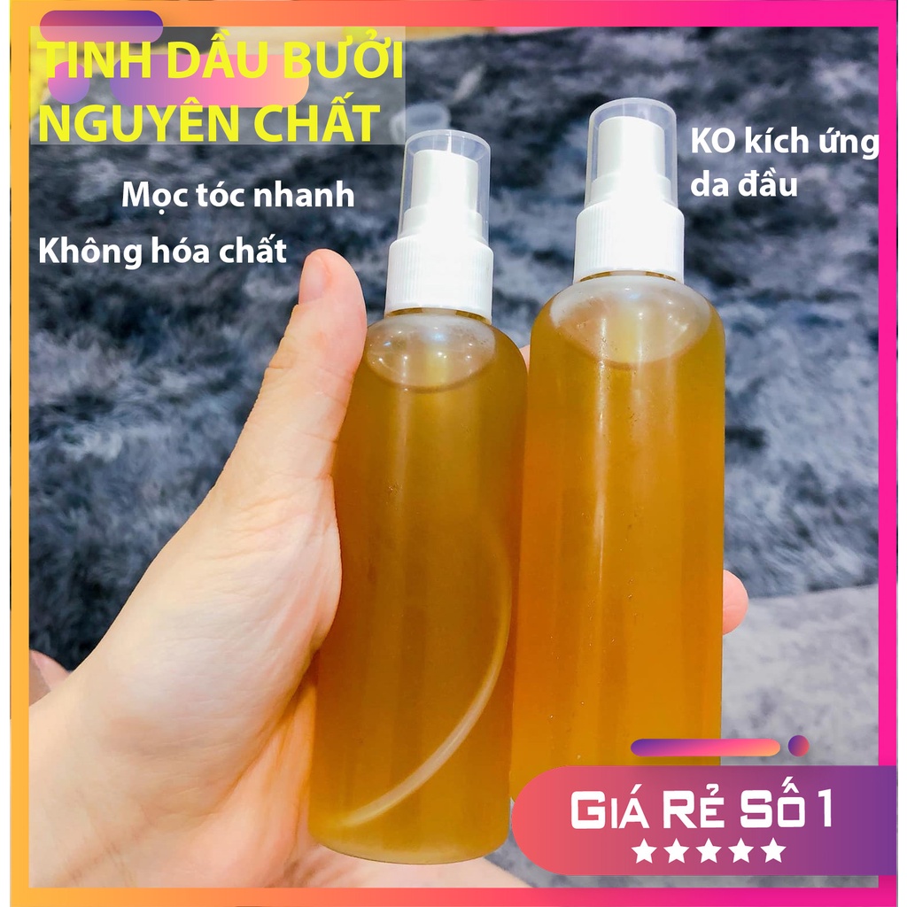 [HANDMADE] TINH DẦU BƯỞI - Mọc tóc nhanh - giảm rụng tóc, phục hồi tóc hư tổn - Không hóa chất - ảnh thật khách feedback