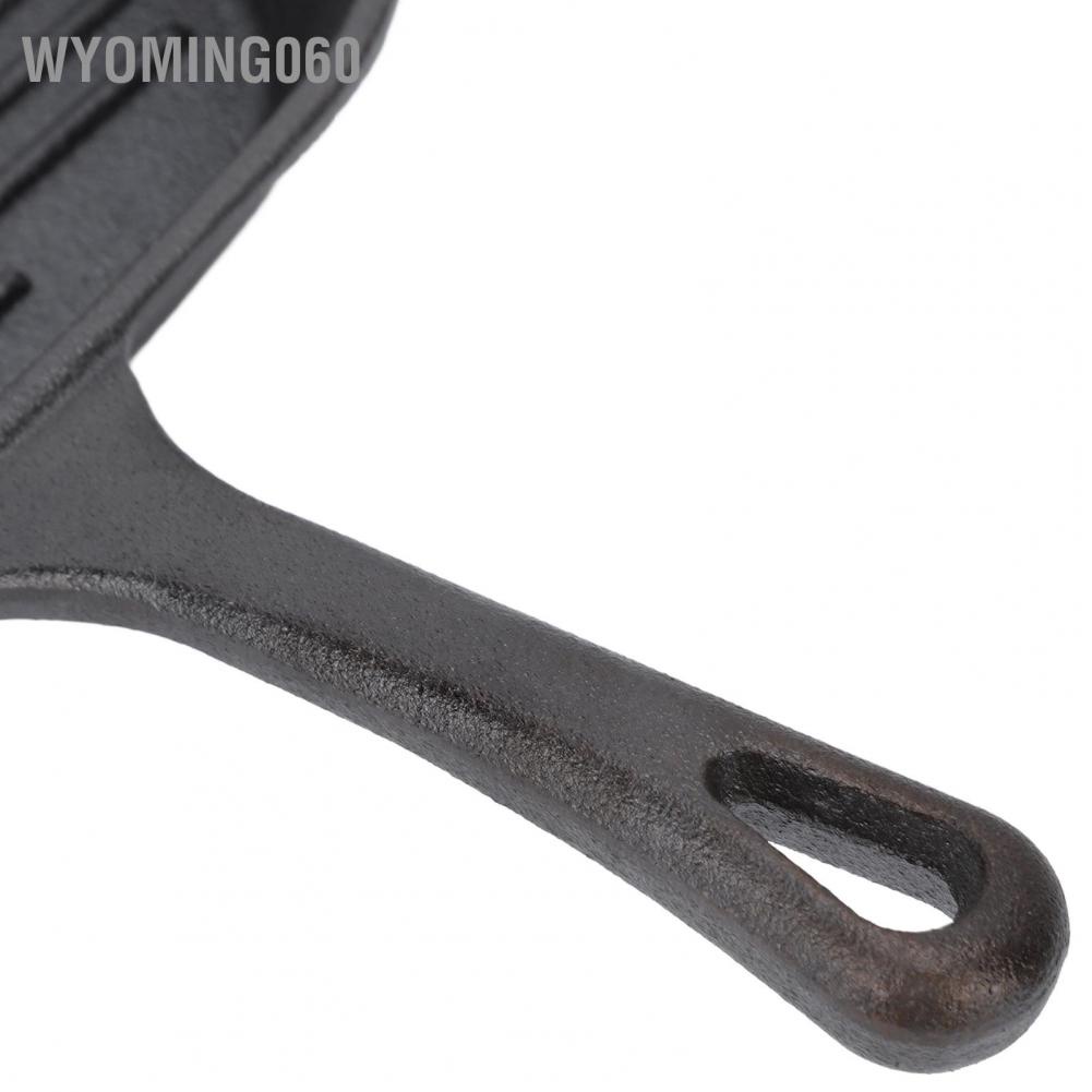 [Hàng Sẵn] Chảo gang chảo bít tết tích hợp chảo rán phẳng chảo bít tết tay cầm đơn【Wyoming060】