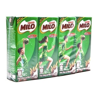 LỐC 4 HỘP SỮA MILO LOẠI 180ML - 110ML