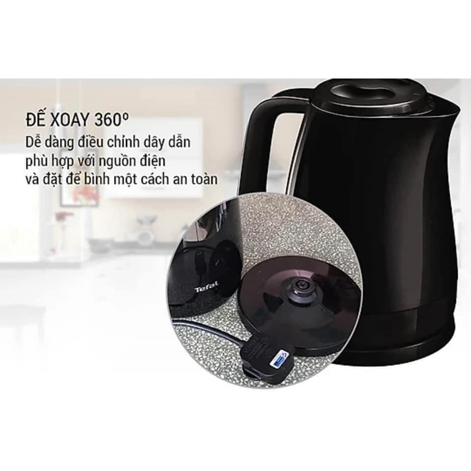 Ấm đun siêu tốc Tefal 1.5L chính hãng mua tại Pháp đủ bill, an toàn cho sức khỏe