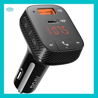 [Order253] Tẩu sạc ô tô 2 cổng sạc nhanh kết hợp bộ phát FM - Anker Roav FM Transmitter T2