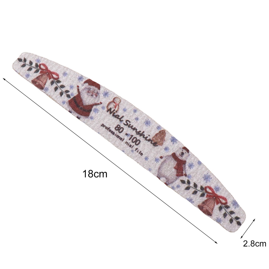 Dũa Móng Tay Hình Bán Nguyệt Nhiều Màu Chuyên Nghiệp Cho Nữ