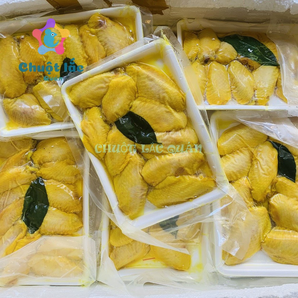 Cánh gà khúc giữa ủ muối khay +-500gr tặng kềm tương ớt chỉ giao TPHCM | BigBuy360 - bigbuy360.vn