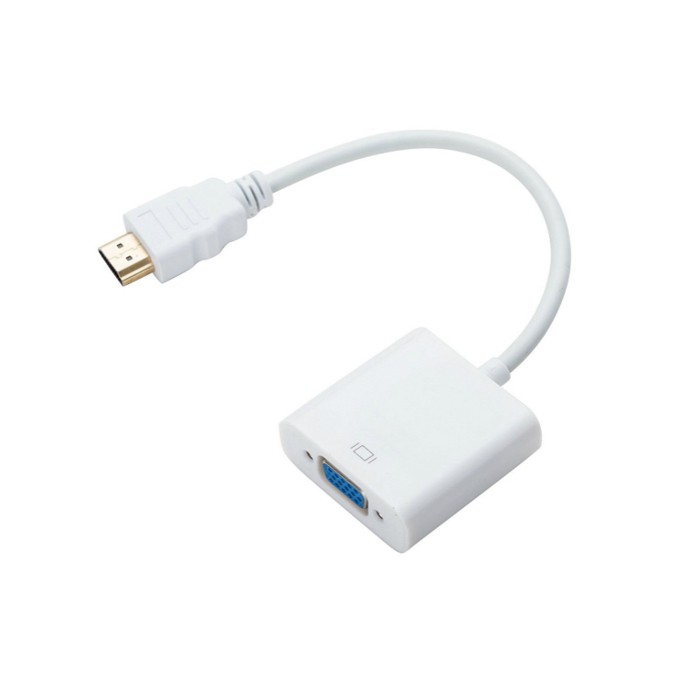 Cáp chuyển đổi hdmi ra vga, cáp hdmi ra vga ( màu ngẫu nhiên đen và trắng)