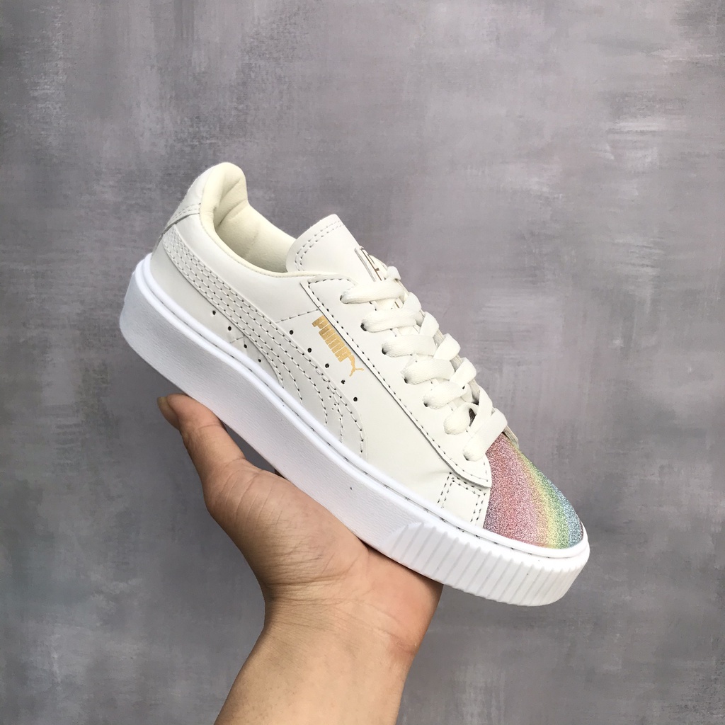 Giày thể thao,Giày sneaker,Giày 𝐏𝐮𝐦𝐚 𝐟𝐞𝐧𝐭𝐲,phản quang,trắng full,mũi bạc,mũi xanh nhũ.mũi cầu vồng vnxk