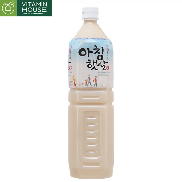 Nước gạo rang buổi sáng Woongjin Hàn Quốc 1,5 lít 1500ml [VITAMIN HOUSE]