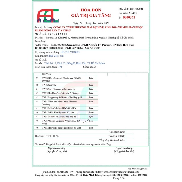 DHA Bầu 60v - Bio Island