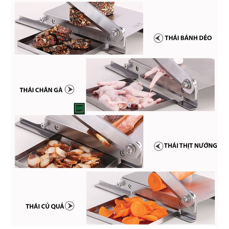 Máy Thái thịt, Máy Thái Thịt Đông Lạnh, Dao Thái Thịt, Dao Chặt Gà, Dao Thái Đa Năng, KD0270, Inox 430, Đổi Lỗi 3 Năm