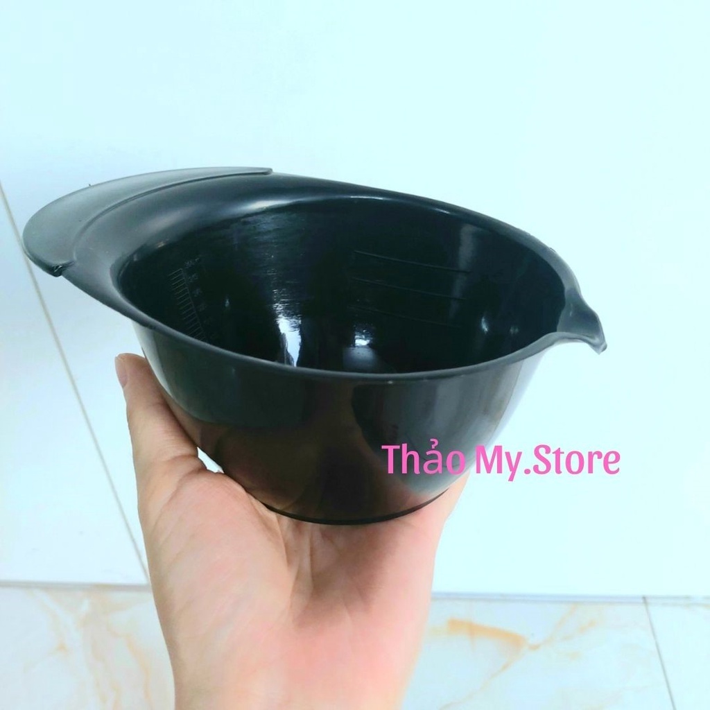 Chén Nhuộm Tóc, Chén Nhựa Pha Hóa Chất  Chất Liệu Nhựa Bền Thiết Kế Nhỏ Gọn Có Quai Cầm Giá rẻ