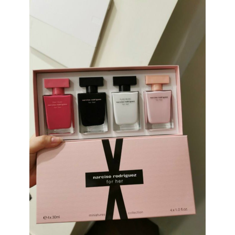 SET BỘ NƯỚC HOA NARCISO Mini 4 CHAI - 30ml/chai