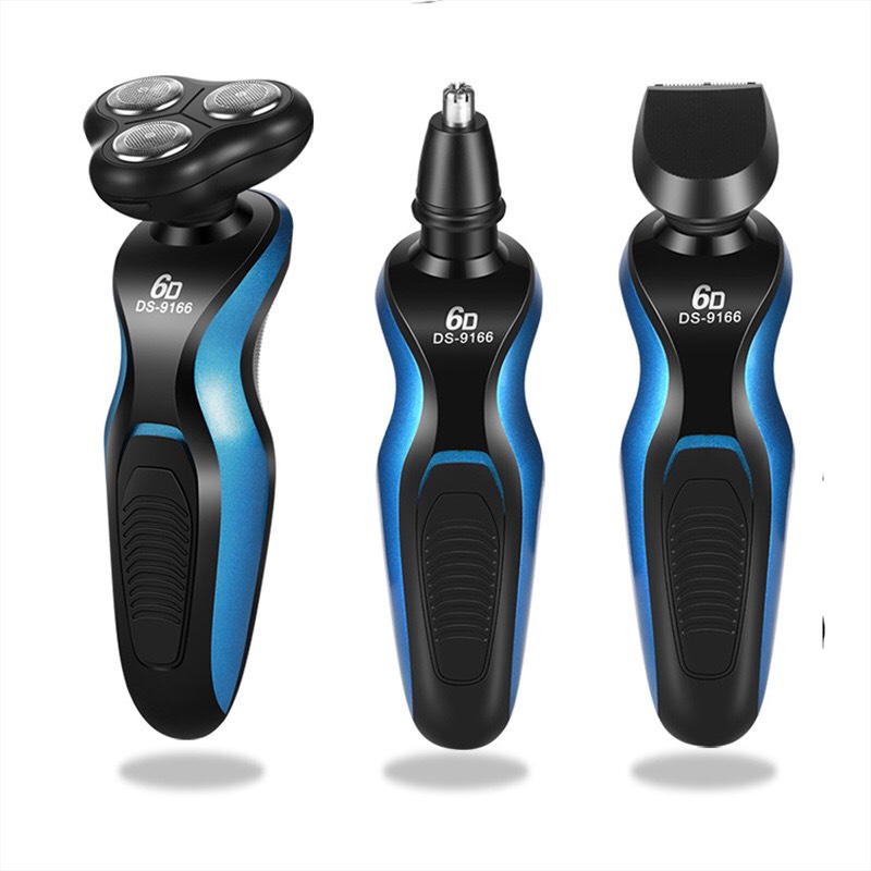 Máy cạo râu đa năng 3 lưỡi kép mài tự động 6D Shaver DS-9166 1.