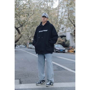 Áo hoodie unisex ABDH Masxek form rộng nỉ nam nữ phong cách thời trang thu đông oversize cực hot HD7