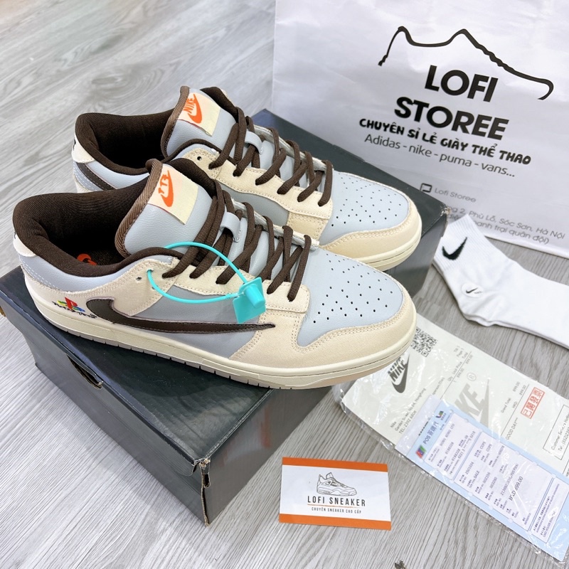 Giày Thể Thao Njke SB Play So.ny full box bill  giầy sneaker nam nữ màu nâu mới
