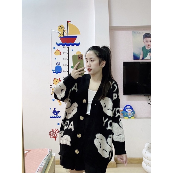 Áo Cadigan Gấu