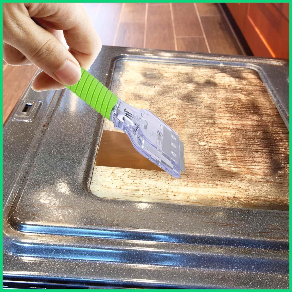 Dụng Cụ Cạo Sơn Tường Với 4 Lưỡi Dao Bằng Kim Loại Chuyên Dụng Cho Kính Chắn Gió