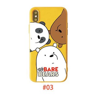 Ốp Dẻo Gấu Bare Bears Kute - M135