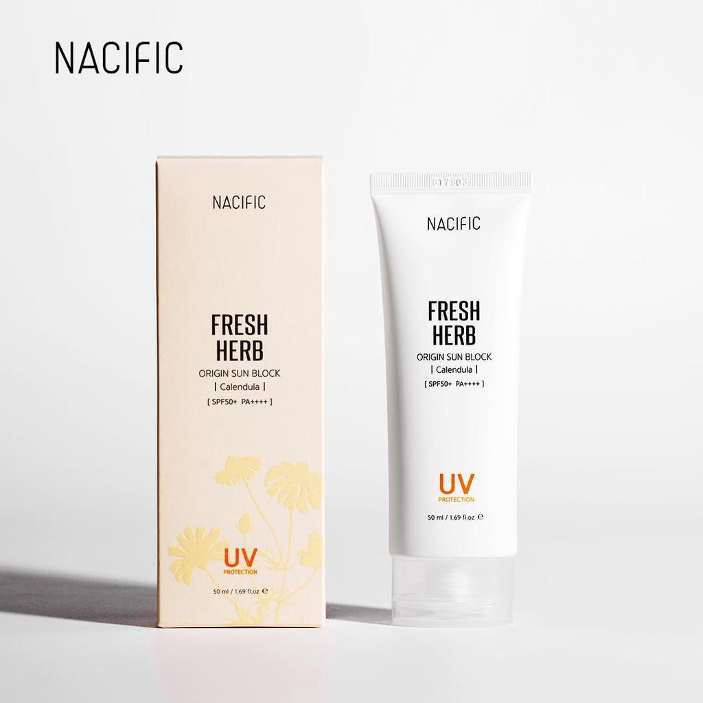 Kem chống nắng Nacific Fresh Herb Origin Sun Block Calendula 50ml