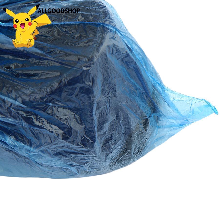 Set 100 bao nhựa bọc giày phân hủy được chống thấm nước khi đi mưa | BigBuy360 - bigbuy360.vn